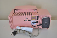 Load image into Gallery viewer, Bluetooth Ready To Go - Princess Pink 1959 GE General Electric Model 913D AM Vacuum Tube Clock Radio