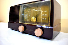 Load image into Gallery viewer, Smart Speaker Ready To Go - Caffe Brown 1950 General Electric Model 414 Vacuum Tube Radio Excellent Condition Great Sounding!