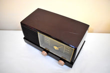 Load image into Gallery viewer, Smart Speaker Ready To Go - Caffe Brown 1950 General Electric Model 414 Vacuum Tube Radio Excellent Condition Great Sounding!