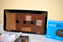 Load image into Gallery viewer, Smart Speaker Ready To Go - Caffe Brown 1950 General Electric Model 414 Vacuum Tube Radio Excellent Condition Great Sounding!