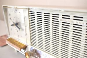 ローズベージュ 1960 GE ゼネラル エレクトリック モデル C-426A AM ヴィンテージ ラジオ オリジナル ユーザー マニュアル付き