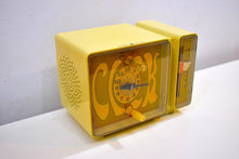 Load image into Gallery viewer, GROOVY Retro Solid State 1970&#39;s General Electric C3300A AM Clock Radio Alarm It&#39;s Dynamite!!