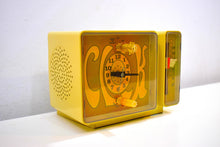 Load image into Gallery viewer, GROOVY Retro Solid State 1970&#39;s General Electric C3300A AM Clock Radio Alarm It&#39;s Dynamite!!