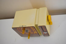 Load image into Gallery viewer, GROOVY Retro Solid State 1969 General Electric C3300A AM Clock Radio Alarm Very Brady!