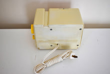 Load image into Gallery viewer, GROOVY Retro Solid State 1969 General Electric C3300A AM Clock Radio Alarm Very Brady!