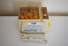 Load image into Gallery viewer, GROOVY Retro Solid State 1969 General Electric C3300A AM Clock Radio Alarm Very Brady!