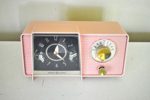 Chiffon Pink 1958 GE General Electric Model C-406A AM Vintage Radio Little Cutie in Excellent Plus Condition!