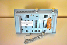 Load image into Gallery viewer, Cornflower Blue 1958 General Electric Model C421B Vacuum Tube AM Clock Radio Excellent+ Condition Sounds Great!