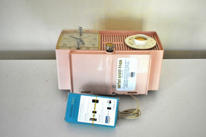 Bluetooth Ready To Go - Cherry Blossom Pink 1959 General Electric Model C437B AM Radio Works Great! Excellent Condition!