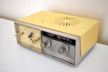 Load image into Gallery viewer, Boat Anchor 1966 General Electric Model C551D Solid State AM Clock Radio Works Great Rugged Construction!
