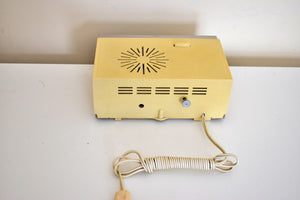 Boat Anchor 1966 General Electric Model C551D Solid State AM Clock Radio Works Great Rugged Construction!