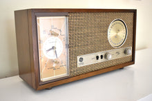 Load image into Gallery viewer, Bluetooth Ready To Go - Early Sixties Wood General Electric Model C580A AM/FM Vacuum Tube Radio Sounds Great! Excellent Condition!
