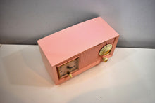 Load image into Gallery viewer, Chiffon Pink Vintage 1959 General Electric Model C-435A Vacuum Tube Radio Lovely Lady!