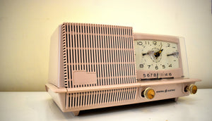 Powder Pink 1959-60 GE General Electric Model C-422B AM Vintage Radio Excellent Condition!