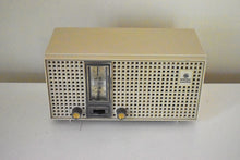 Load image into Gallery viewer, Almond Beige 1961 General Electric Model T-230C AM FM Vintage Radio Mid Century Retro Beauty!