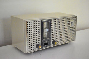 Almond Beige 1961 General Electric Model T-230C AM FM Vintage Radio Mid Century Retro Beauty!
