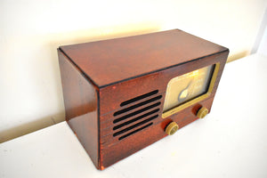 Cedarwood 1951 General Electric Model 430 Vacuum Tube AM Radio Excellent Condition! Sounds Great!