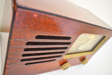 Charger l&#39;image dans la galerie, Cedarwood 1951 General Electric Model 430 Vacuum Tube AM Radio Excellent Condition! Sounds Great!