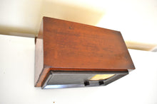 Load image into Gallery viewer, Bluetooth Ready To Go - Copper Face Wood Cabinet 1946 Gilfillan Brothers Model 56B AM Vacuum Tube Radio Sounds Great Rare Manufacturer!