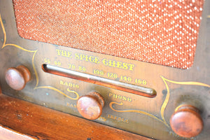 Rare Oddity Wood 1956 Guild Model 484 "Spice Chest" AM 真空管ラジオ 今、私はすべてを見ました！