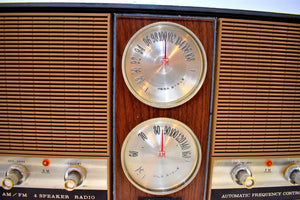 Bluetooth Ready To Go - Humungous 1962 Master-Craft Model 3YE-380 AM FM Vacuum Tube Radio What A Beast!