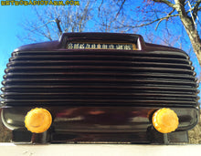 Load image into Gallery viewer, SOLD! - Mar 4, 2016 - EXTREMELY RARE Art Deco Vintage Retro Industrial Age 1950 Cromwell Model 1020 Bakelite Tube Radio Totally Restored! - [product_type} - Cromwell - Retro Radio Farm