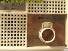 Load image into Gallery viewer, SOLD! - Feb 14, 2017 - BLUETOOTH MP3 READY - MID CENTURY MIRACLE! 1950s GE General Electric Model C-485A AM Ivory Tube Radio Alarm Clock Works!! - [product_type} - General Electric - Retro Radio Farm