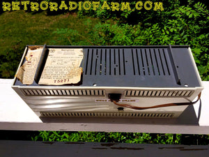 SOLD! - Feb 18, 2017 - Mid Century MADNESS Glow Light Westinghouse Model H931L5 AM Tube Radio Alarm Clock Totally Restored! - [product_type} - Westinghouse - Retro Radio Farm