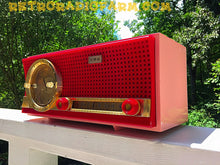 Load image into Gallery viewer, SOLD! - Nov 17, 2016 - VALENTINE&#39;S DAY- Red and Pink Retro Jetsons 1961 CBS C230 Tube AM Clock Radio Mint Condition! - [product_type} - CBS - Retro Radio Farm