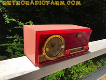 画像をギャラリービューアに読み込む, SOLD! - Nov 17, 2016 - VALENTINE&#39;S DAY- Red and Pink Retro Jetsons 1961 CBS C230 Tube AM Clock Radio Mint Condition! - [product_type} - CBS - Retro Radio Farm