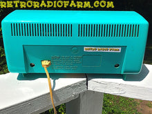画像をギャラリービューアに読み込む, SOLD! - Dec 17, 2016 - AZURITE Blue Mid Century Jet Age Retro 1959 Olympic Model 557 Tube AM Radio Totally Awesome!! - [product_type} - Olympic - Retro Radio Farm