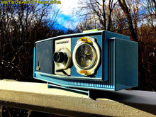 Charger l&#39;image dans la galerie, SOLD! - Jan 17, 2017 - BLUE on Blue Mid Century Retro 1963 Motorola Model C19B60 Tube AM Clock Radio Totally Restored! - [product_type} - Motorola - Retro Radio Farm