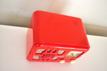 Load image into Gallery viewer, Gloss Red 1946 Lyric Model 546T AM Vacuum Tube Radio Stunning Looking and Works Great!
