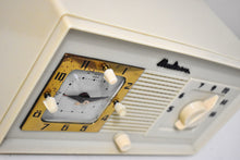 Load image into Gallery viewer, Smart Speaker Ready To Go - Foam Ivory Vintage 1946 Madison Model 940-AU AM Vacuum Tube Clock Radio Rare and Very Nice Looking!