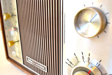 Load image into Gallery viewer, Bluetooth Ready To Go - Wood Paneled 1964 Magnavox Model 0007 AM Vacuum Tube Radio Sounds Great! Looks 60s Mod!