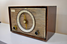 Load image into Gallery viewer, Mahogany Brown Wood 1951 Zenith Model 8C01-8C02 AM/FM Vacuum Tube Radio Sounds Wonderful!