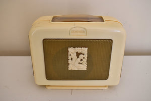 フランス製 女神アイボリー 1951-1954年 マルコーニモデル ベビー41 AM 短波真空管ラジオ アンシャンテ！