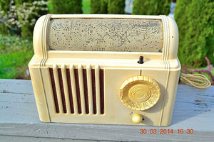 SOLD! - Feb 16, 2016 - BEAUTIFUL Retro Vintage 1959 Mitchell Model TSB47  Tube AM Radio Bed Lamp Totally Restored! - [product_type} - Mitchell - Retro Radio Farm