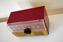 画像をギャラリービューアに読み込む, クリムゾンレッド 1951 Motorola Model 52H 真空管 AM ラジオ 高品質構造 素晴らしいパフォーマー！