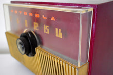Load image into Gallery viewer, Crimson Red 1951 Motorola Model 52H Vacuum Tube AM Radio High Quality Construction Great Performer!