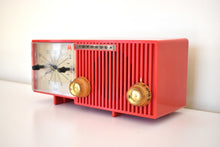 Load image into Gallery viewer, Cardinal Red 1955 Motorola Model 56CS3A AM Vacuum Tube Radio Superb Sounding Red Hot Looking!