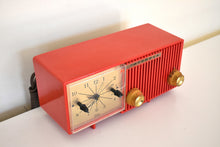 Load image into Gallery viewer, Cardinal Red 1955 Motorola Model 56CS3A AM Vacuum Tube Radio Superb Sounding Red Hot Looking!