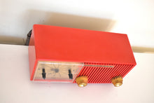 Load image into Gallery viewer, Cardinal Red 1955 Motorola Model 56CS3A AM Vacuum Tube Radio Superb Sounding Red Hot Looking!