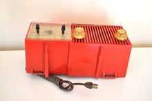 Load image into Gallery viewer, Cardinal Red 1955 Motorola Model 56CS3A AM Vacuum Tube Radio Superb Sounding Red Hot Looking!