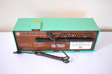 Load image into Gallery viewer, Sea Green 1957 Motorola Model 57H AM Vacuum Tube Radio Rare Model Loud and Clear Sounding!