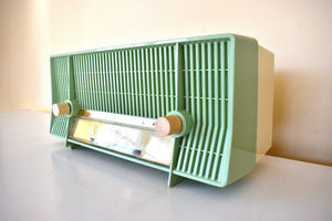 クールミントグリーン 1957年モトローラモデル 5C24GW 真空管AMラジオ レアラジオ専用モデル レアカラーコンボ！