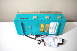 Seafoam Green 1963 オリンピックモデル AFM-16 真空管 AM FM ラジオ 美しさとサウンドが素晴らしい!