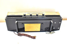 Load image into Gallery viewer, Kanji Black and White Late Fifties Early Sixties Onkyo Model FM-820UH Vacuum Tube AM FM Shortwave Radio Rare Beauty Sounds Great Mint Condition!