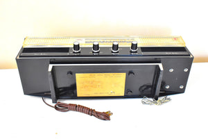 Kanji Black and White Late Fifties Early Sixties Onkyo Model FM-820UH Vacuum Tube AM FM Shortwave Radio Rare Beauty Sounds Great Mint Condition!