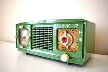 Charger l&#39;image dans la galerie, Spring Green 1953 Philco Transitone Model 53-701X AM Vacuum Tube Radio Rare Pretty Color Combo Sounds Great!